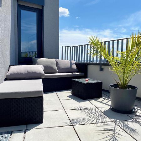 Sonnenwohnen Penthouse Direkt Bei U-Bahn Und Therme Wien Mit Top Anbindung Ins Zentrum エクステリア 写真