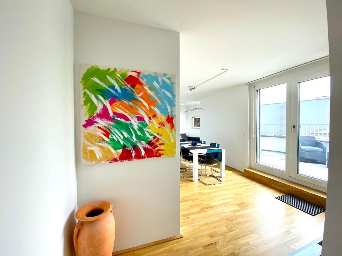 Sonnenwohnen Penthouse Direkt Bei U-Bahn Und Therme Wien Mit Top Anbindung Ins Zentrum エクステリア 写真